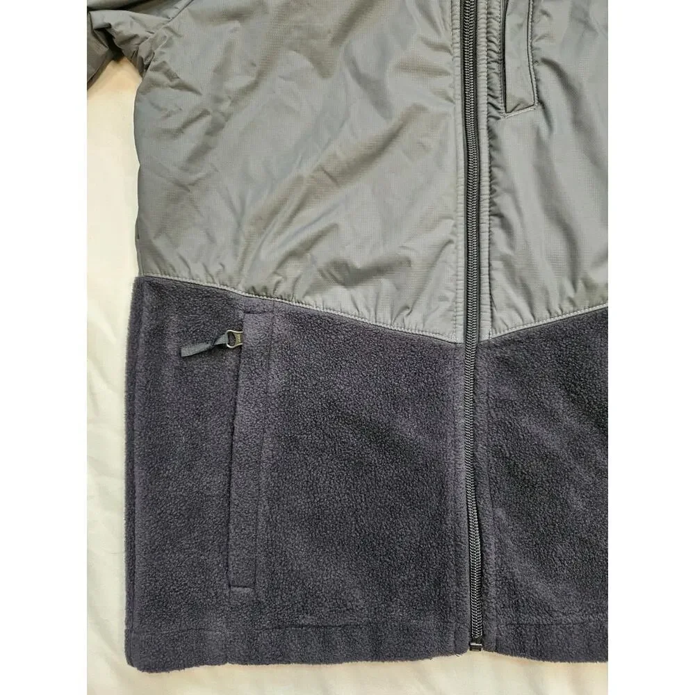 Colombia Fleece Youth Jacket w/ water repellent nylon Boys Large 14/6 Cold/Snow